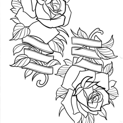 Flower flash tattoo design 27 - Laurel MD